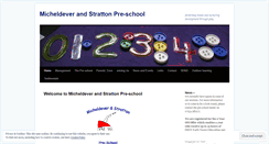 Desktop Screenshot of micheldeverpreschool.org.uk
